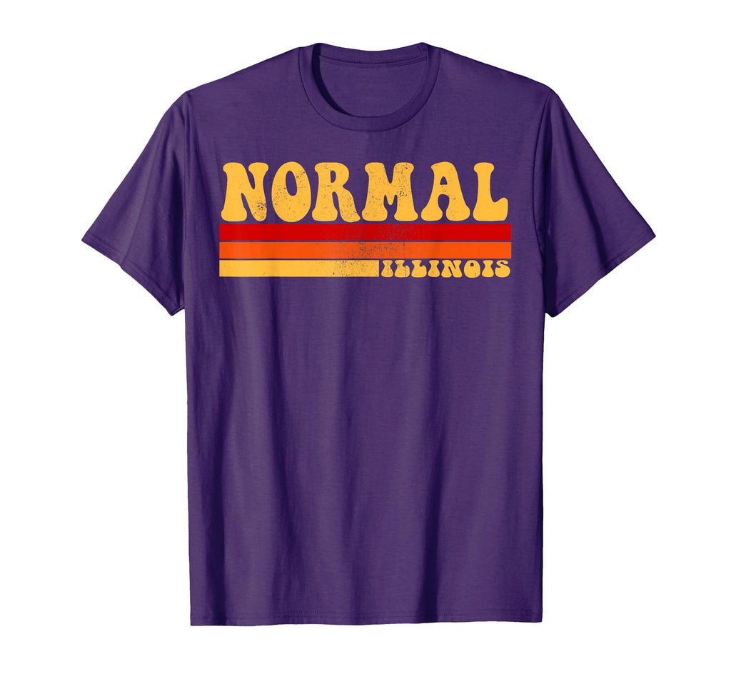 Normal Illinois City Roots 70S 80S T-Shirt - Minimalist Print for Adults - T-Shirt, Sweatshirt, Hoodie