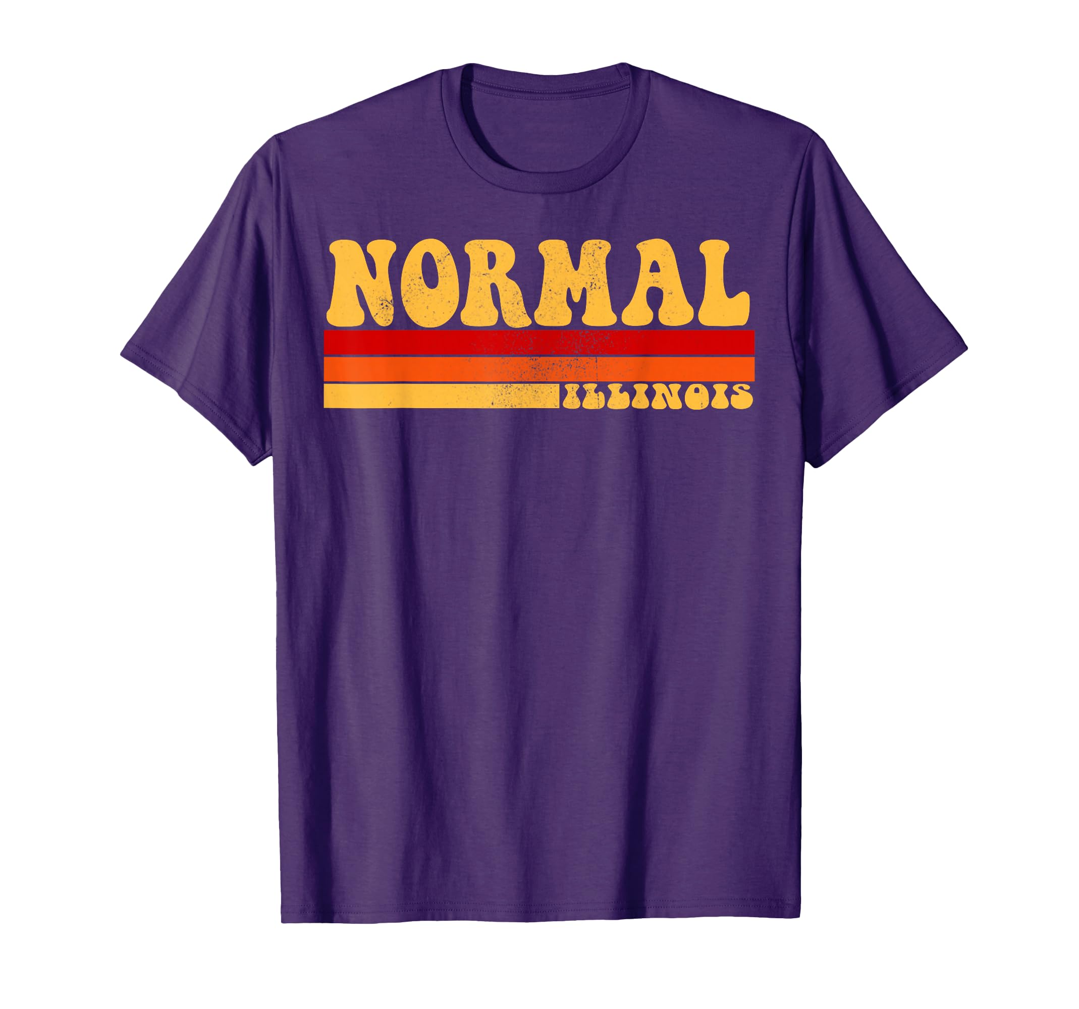 Normal Illinois City Roots 70S 80S T-Shirt - Minimalist Print for Adults - T-Shirt, Sweatshirt, Hoodie