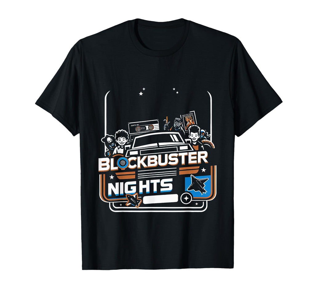 Blockbuster Nights 90S Movie T-Shirt - Aesthetic Graphic Men Women - T-Shirt, Sweatshirt, Hoodie