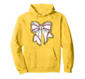 Coquette Bow Baseball Mom Baseball Mama Hoodie - Trendy Graphic for Adults - T-Shirt, Sweatshirt, Hoodie