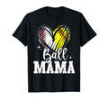 Ball Mama Softball Baseball Mom Both T-Shirt - Novelty Apparel Men Women - T-Shirt, Sweatshirt, Hoodie