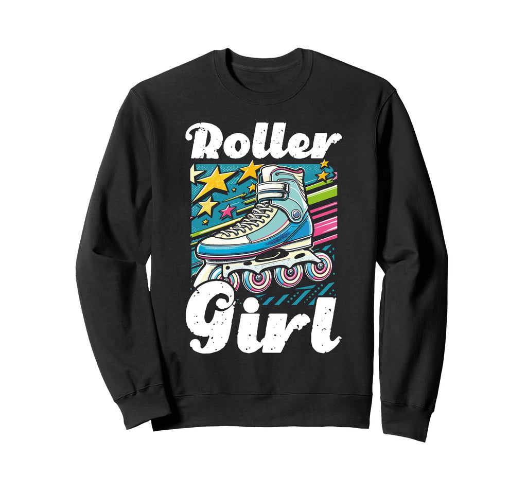 Roller 70S Skating Skater Skate Sweatshirt - Graphic Print for Adults - T-Shirt, Sweatshirt, Hoodie