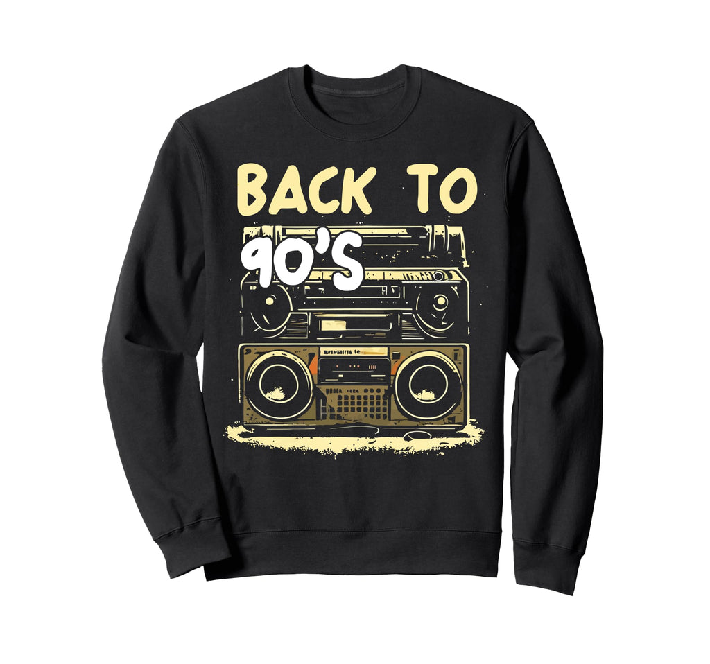 Back To 90S Old School Hip Hop Sweatshirt - Aesthetic Graphic Men Women - T-Shirt, Sweatshirt, Hoodie