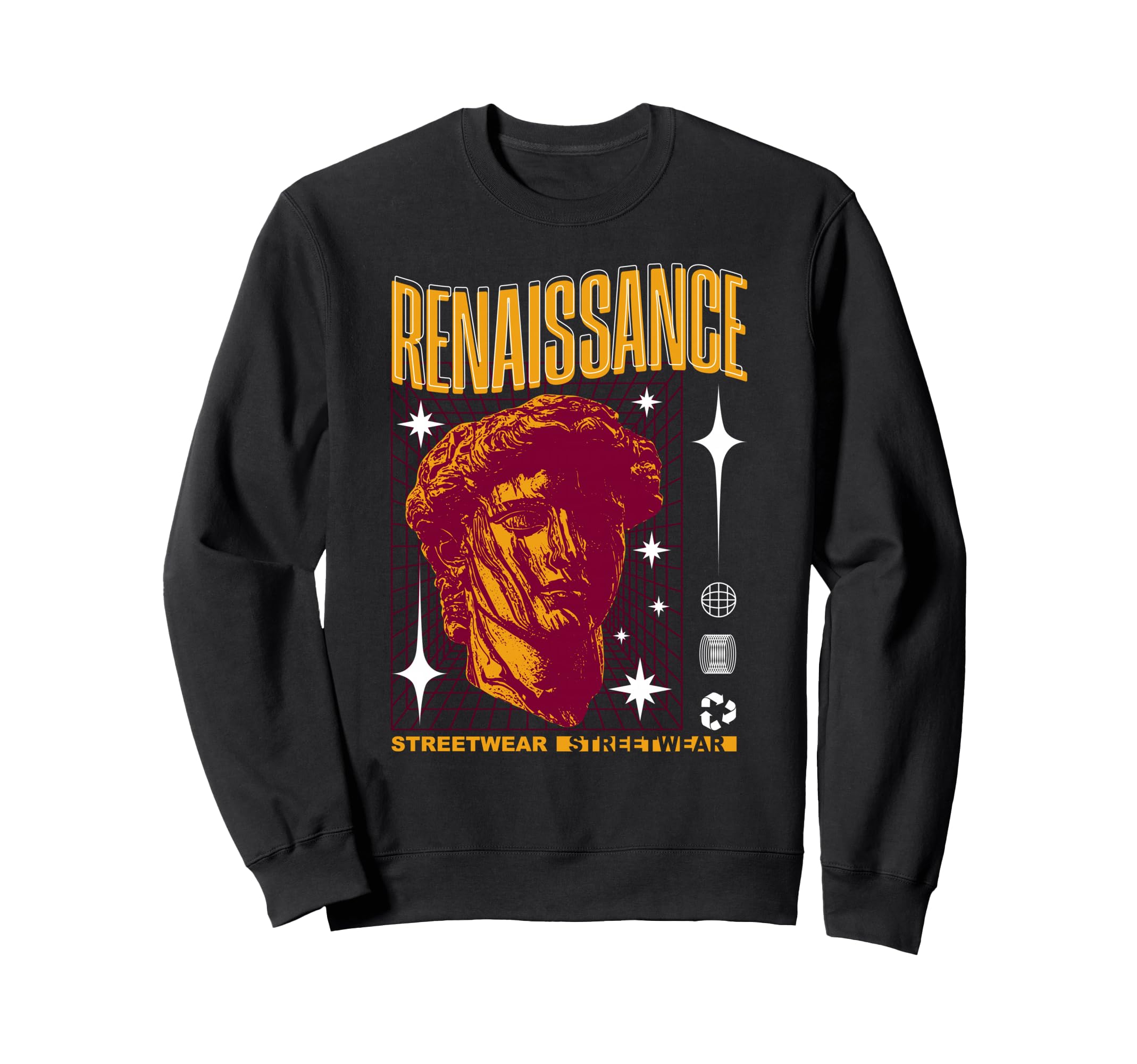 Y2K Renaissance Bold Urban Graffiti Sweatshirt - Trendy Graphic for Adults - T-Shirt, Sweatshirt, Hoodie