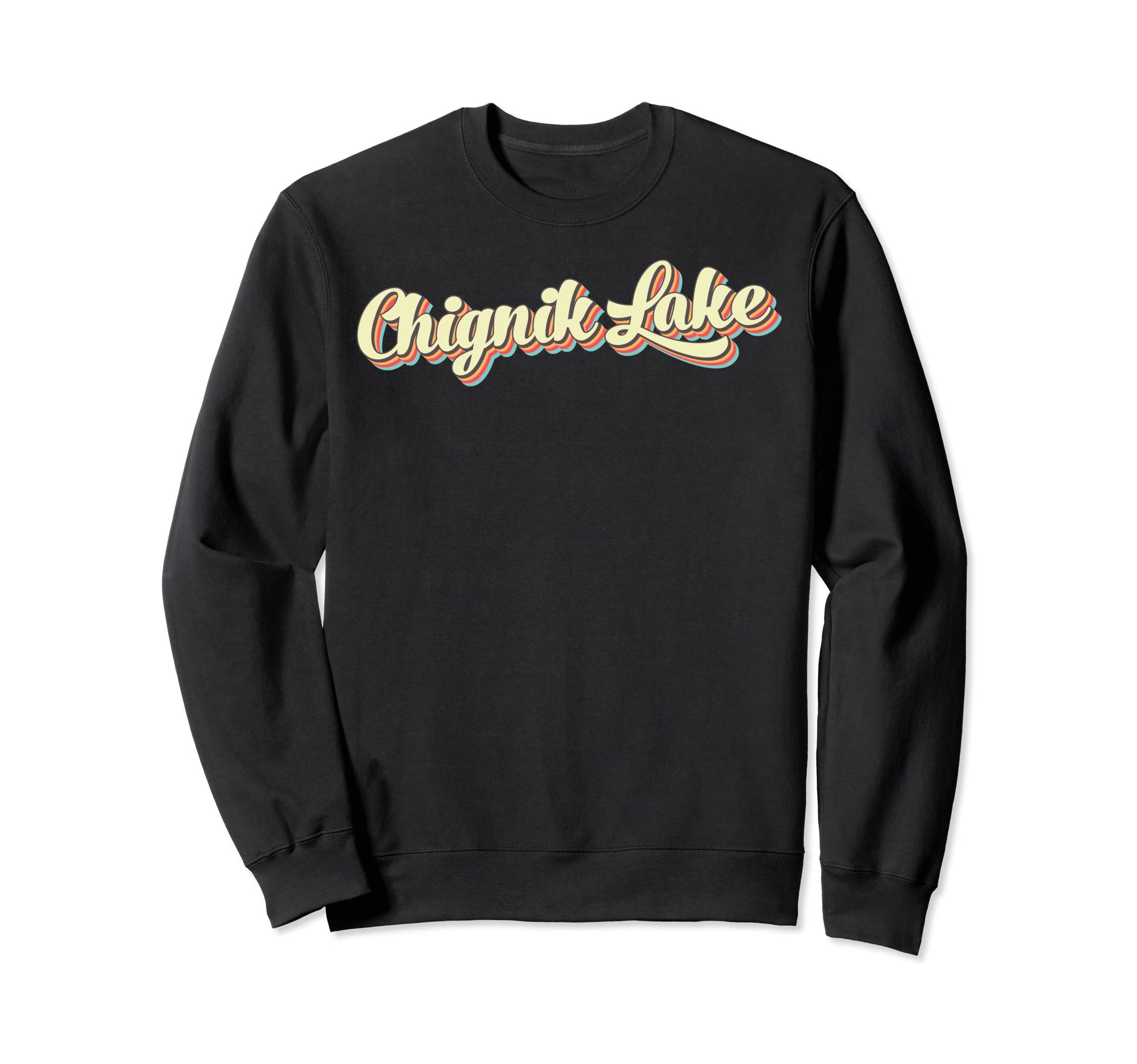 Chignik Lake Art Baseball Font Sweatshirt - Fun Novelty Design Unisex - T-Shirt, Sweatshirt, Hoodie