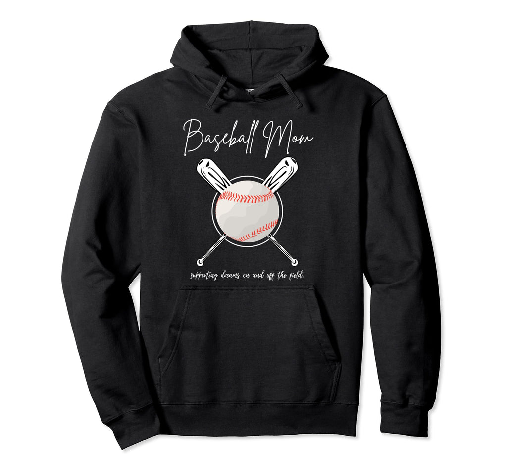 Baseball Mom Hoodie - Fun Novelty Design Unisex - T-Shirt, Sweatshirt, Hoodie