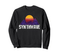 Synthwave Sunset Over Sweatshirt - Casual Everyday Wear Men Women - T-Shirt, Sweatshirt, Hoodie