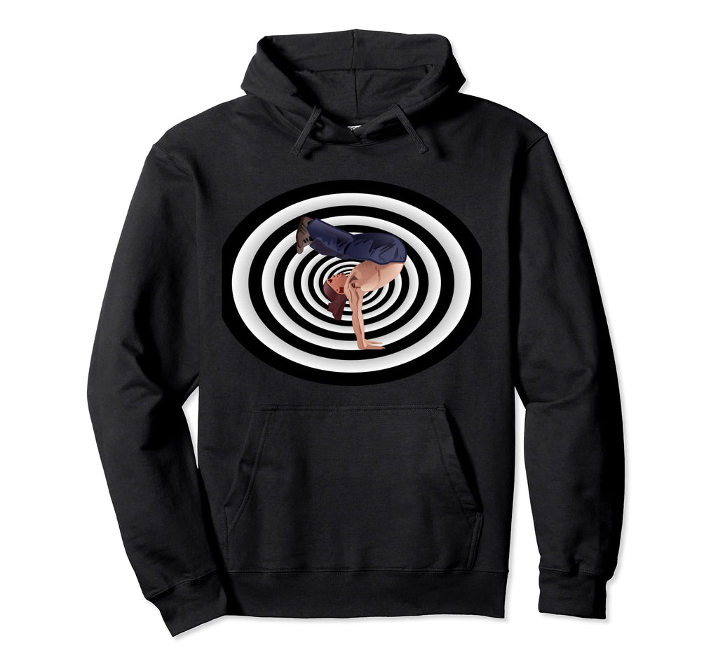 Hypnosis Spiral Breakdancer Oldschool Hoodie - Streetwear Style for Adults - T-Shirt, Sweatshirt, Hoodie