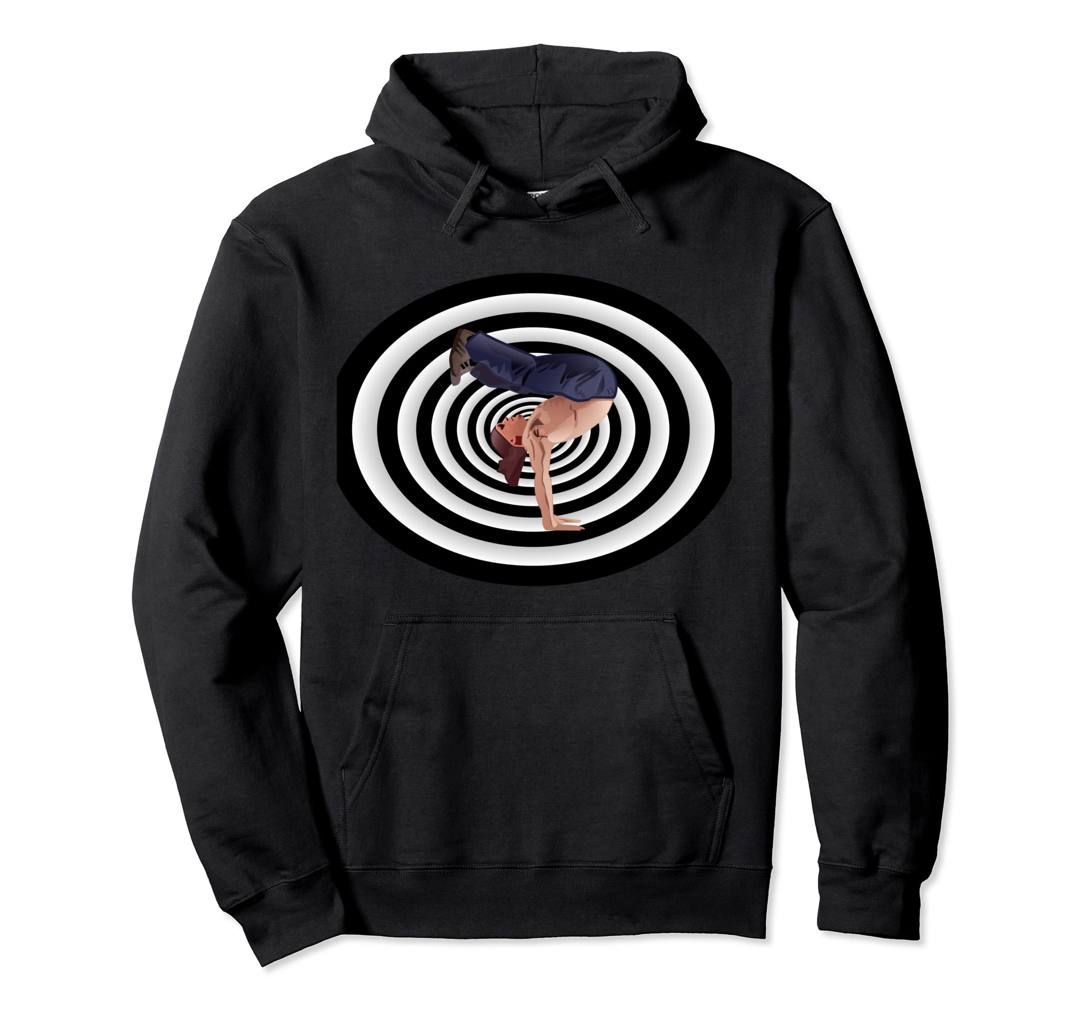 Hypnosis Spiral Breakdancer Oldschool Hoodie - Streetwear Style for Adults - T-Shirt, Sweatshirt, Hoodie