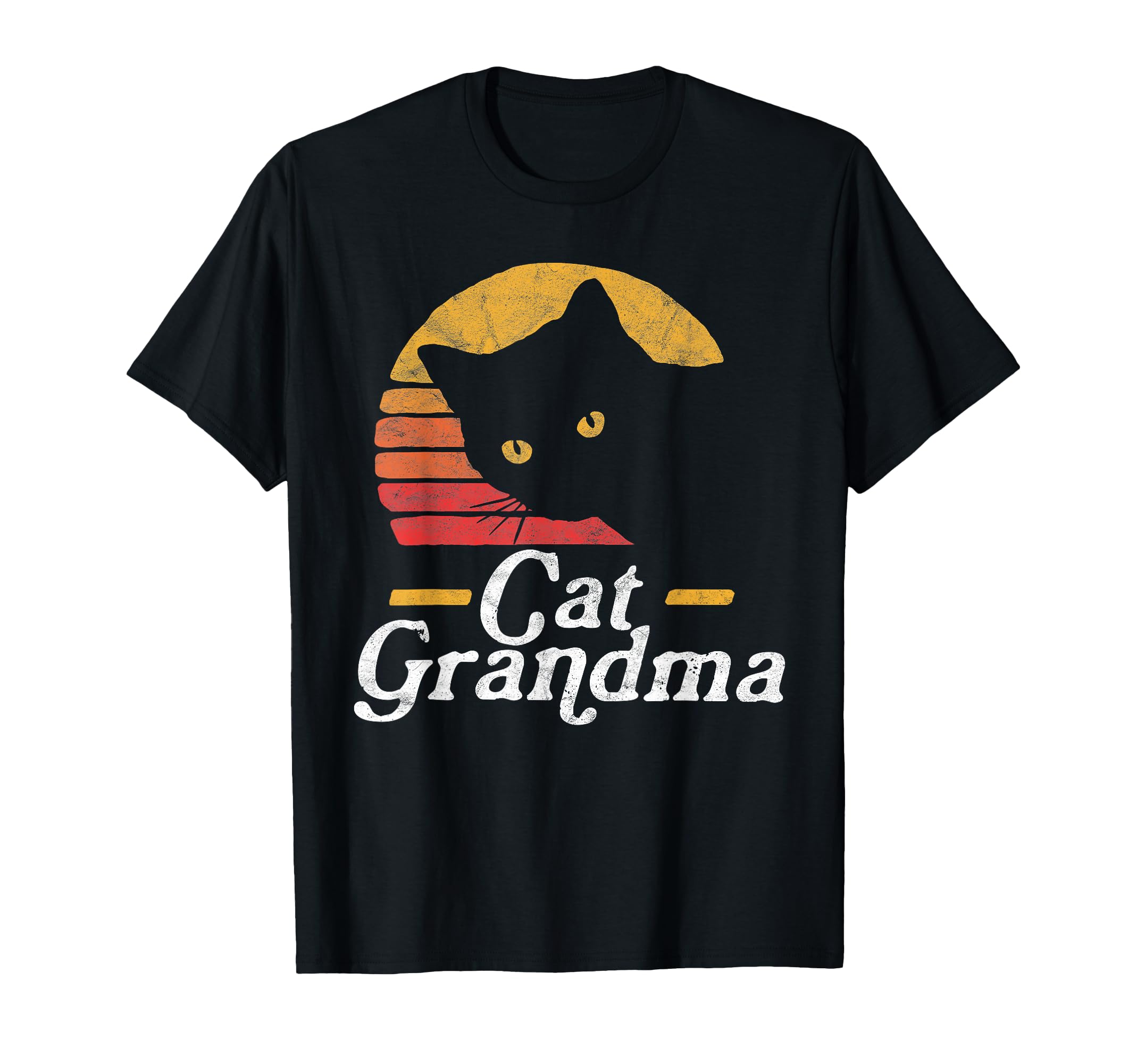 Cat Grandma Eighties Sun Cat T-Shirt - Novelty Apparel for Adults - T-Shirt, Sweatshirt, Hoodie