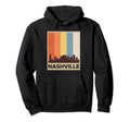 Nashville Skyline Distressed Gift Hoodie - Casual Everyday Wear for Adults - T-Shirt, Sweatshirt, Hoodie