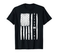 American Flag Distressed Rivah Time Crab T-Shirt - Graphic Print Men Women - T-Shirt, Sweatshirt, Hoodie