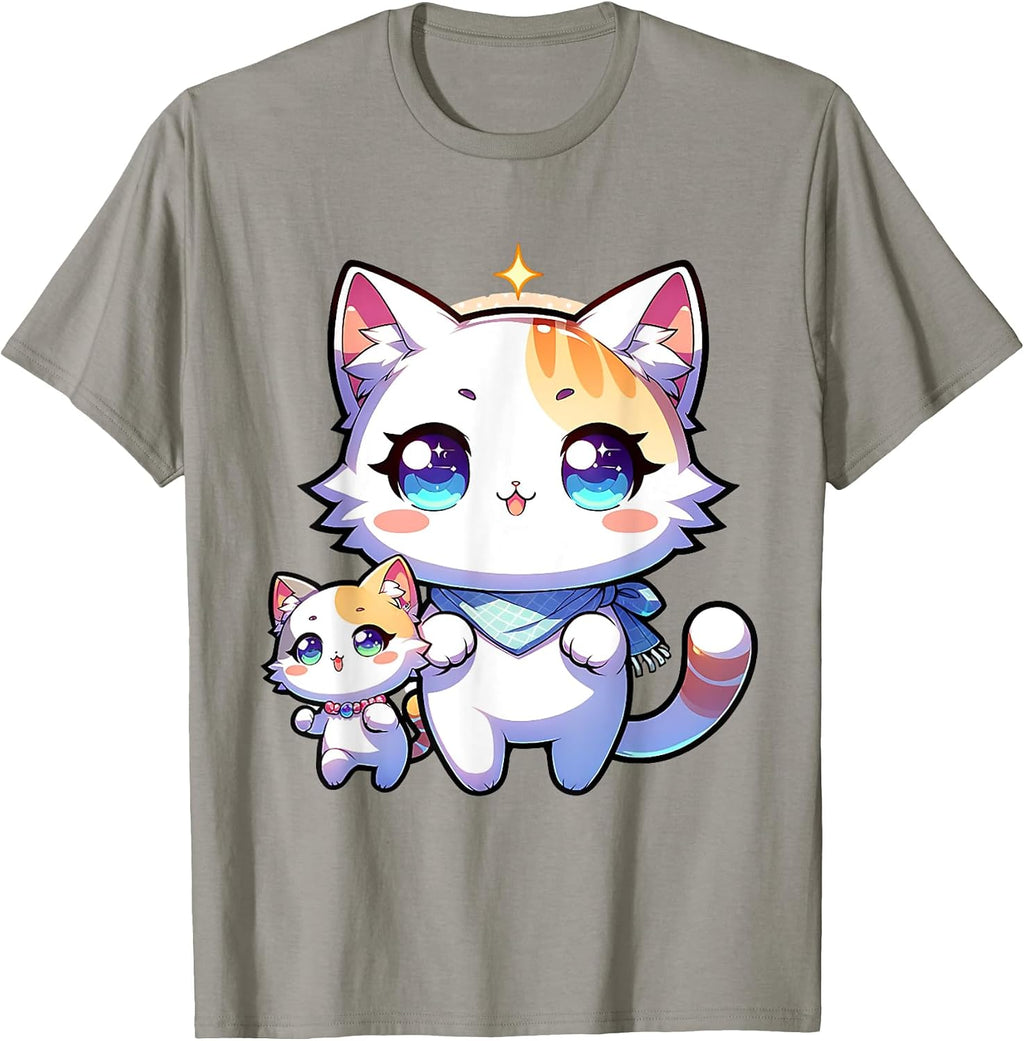 Kawaii Katze Niedlich Süß Kinder Anime - Adult & Kids T-Shirts, Sweatshirts & Hoodies apparel design preview 1