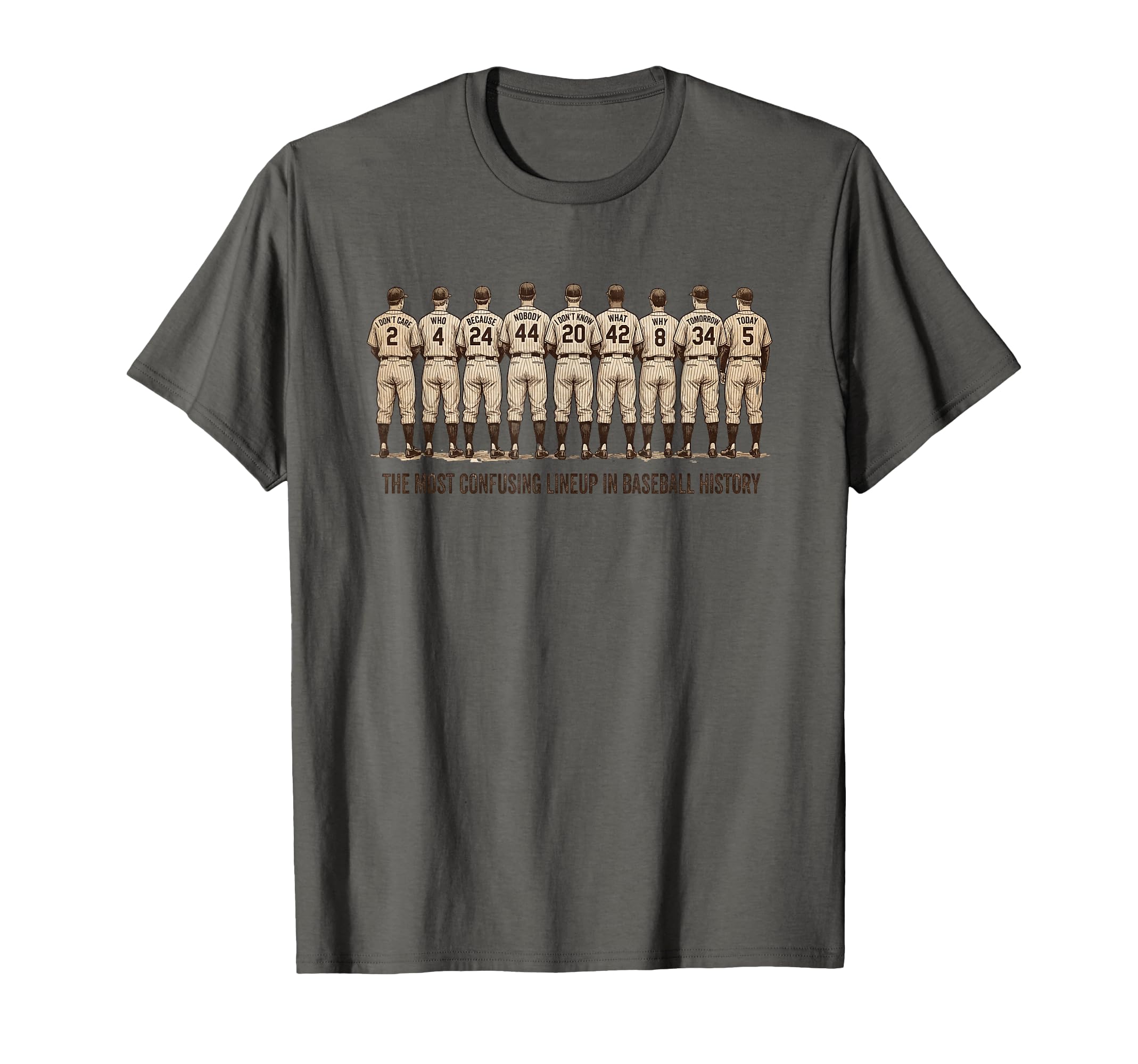 Most Confusing Lineup Baseball T-Shirt - Casual Everyday Wear for Adults - T-Shirt, Sweatshirt, Hoodie
