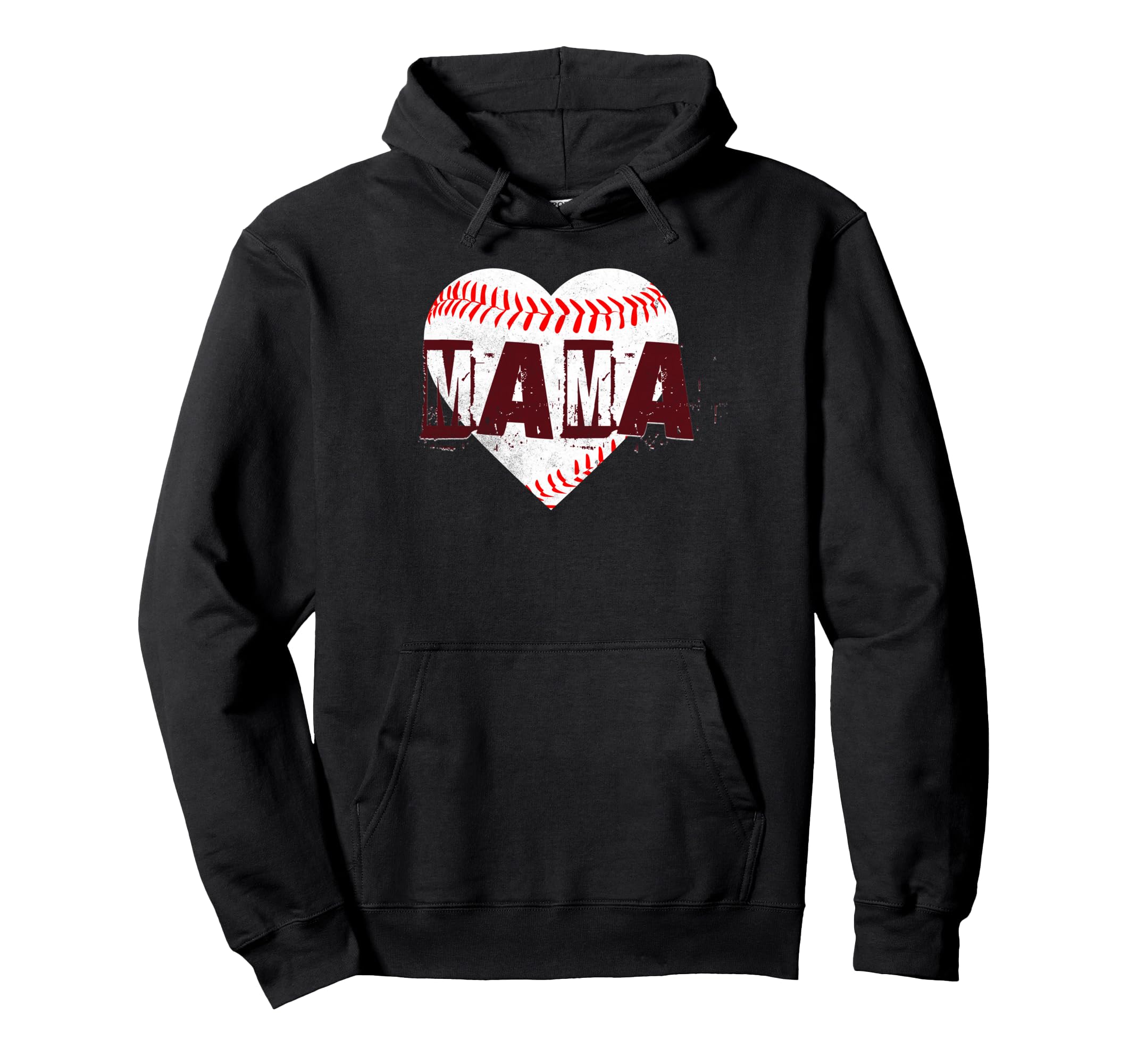 Funny Baseball Mama Baseball Match Day Hoodie - Novelty Apparel for Adults - T-Shirt, Sweatshirt, Hoodie