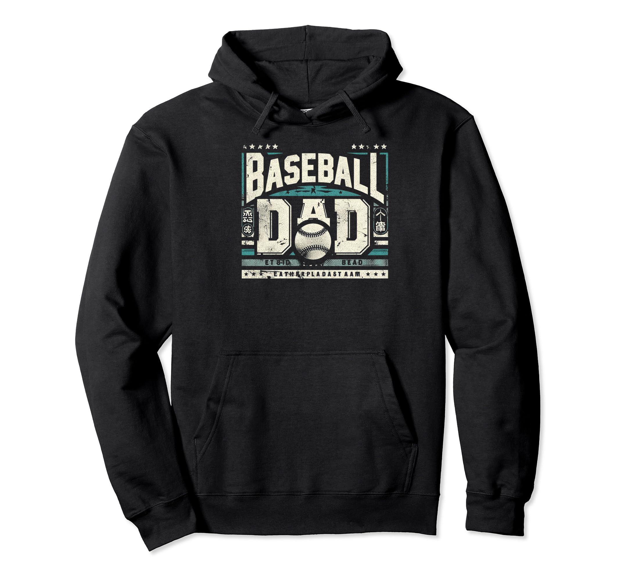 Baseball Dad Fathers Day Hoodie - Fun Novelty Design Men Women - T-Shirt, Sweatshirt, Hoodie