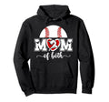 Mom Both Proud Baseball And Dance Mom Hoodie - Aesthetic Graphic for Adults - T-Shirt, Sweatshirt, Hoodie