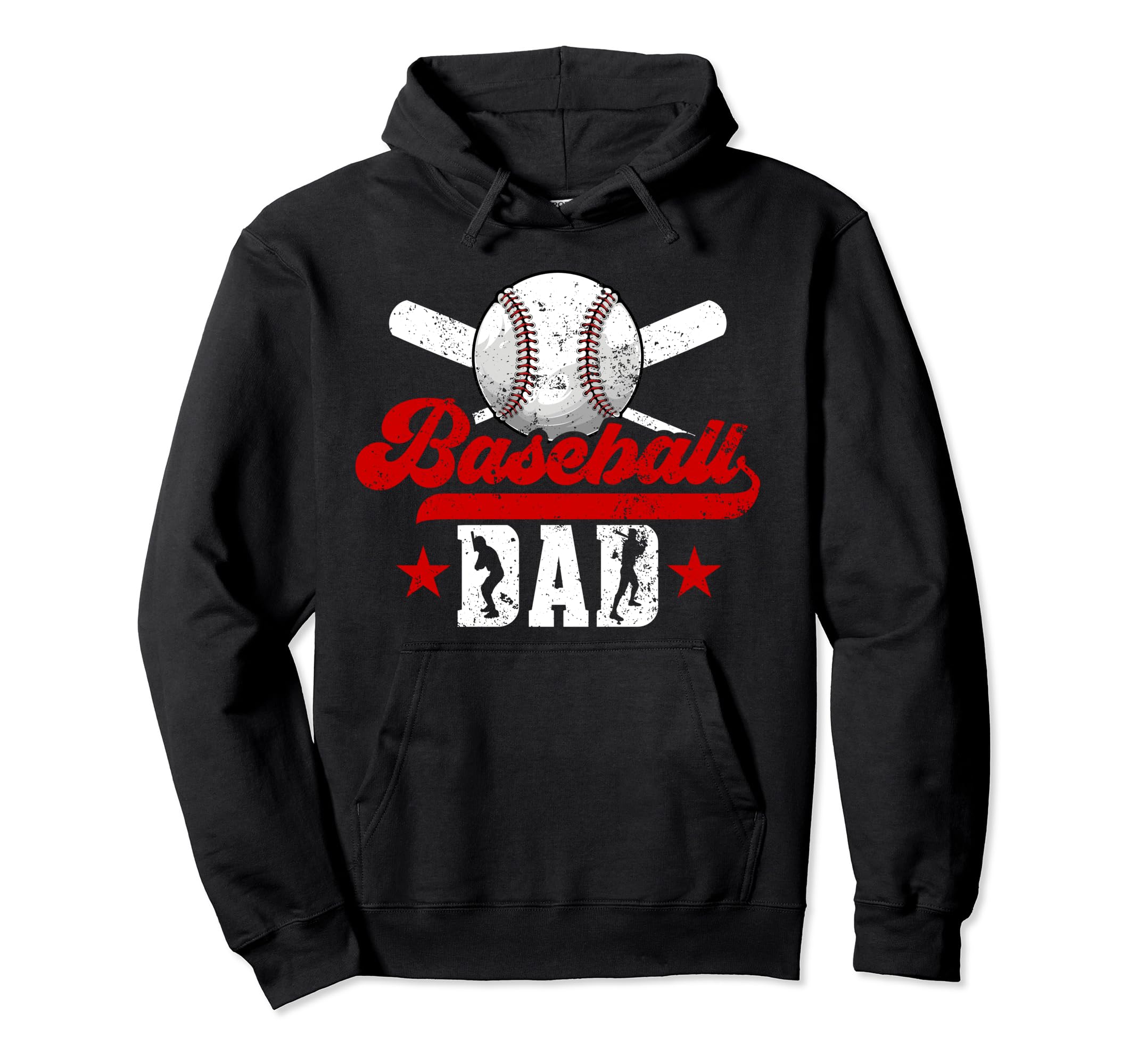 Baseball Dad Baseball Player Father Hoodie - Unique Graphic Men Women - T-Shirt, Sweatshirt, Hoodie