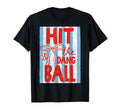 Hit Dang Ball Coquette Bow Baseball T-Shirt - Custom Art Print for Adults - T-Shirt, Sweatshirt, Hoodie