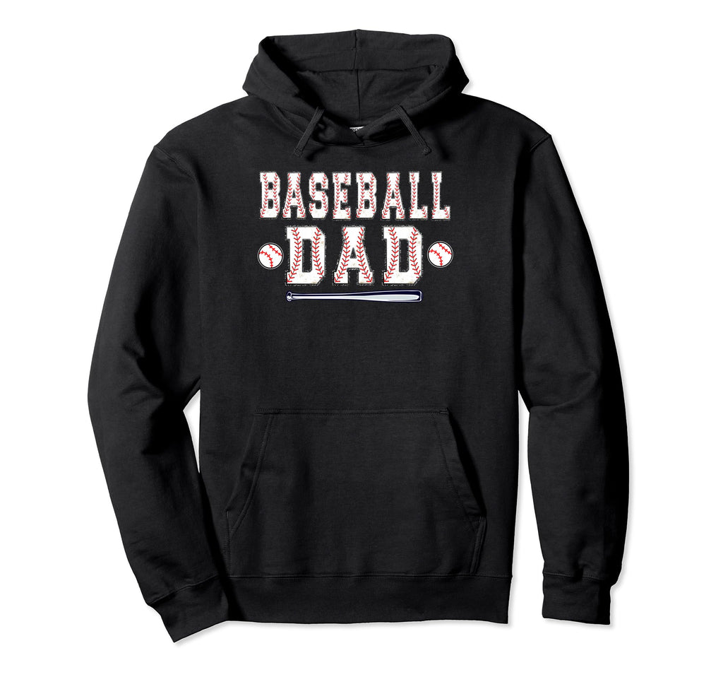 Baseball Player Dad Father Coach Hoodie - Minimalist Print Unisex - T-Shirt, Sweatshirt, Hoodie