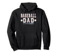 Baseball Player Dad Father Coach Hoodie - Minimalist Print Unisex - T-Shirt, Sweatshirt, Hoodie