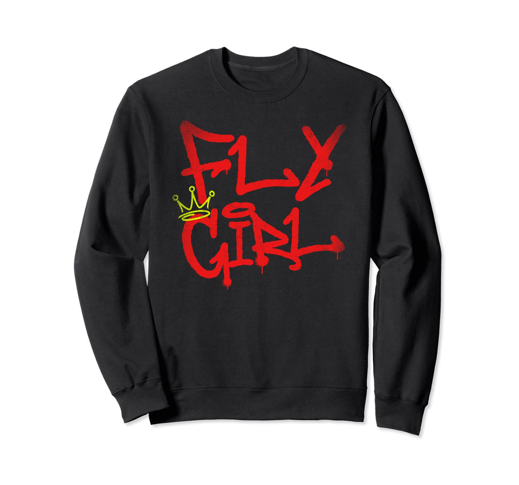 Fly 80S 90S Rap B Old School Hip Sweatshirt - Aesthetic Graphic for Adults - T-Shirt, Sweatshirt, Hoodie