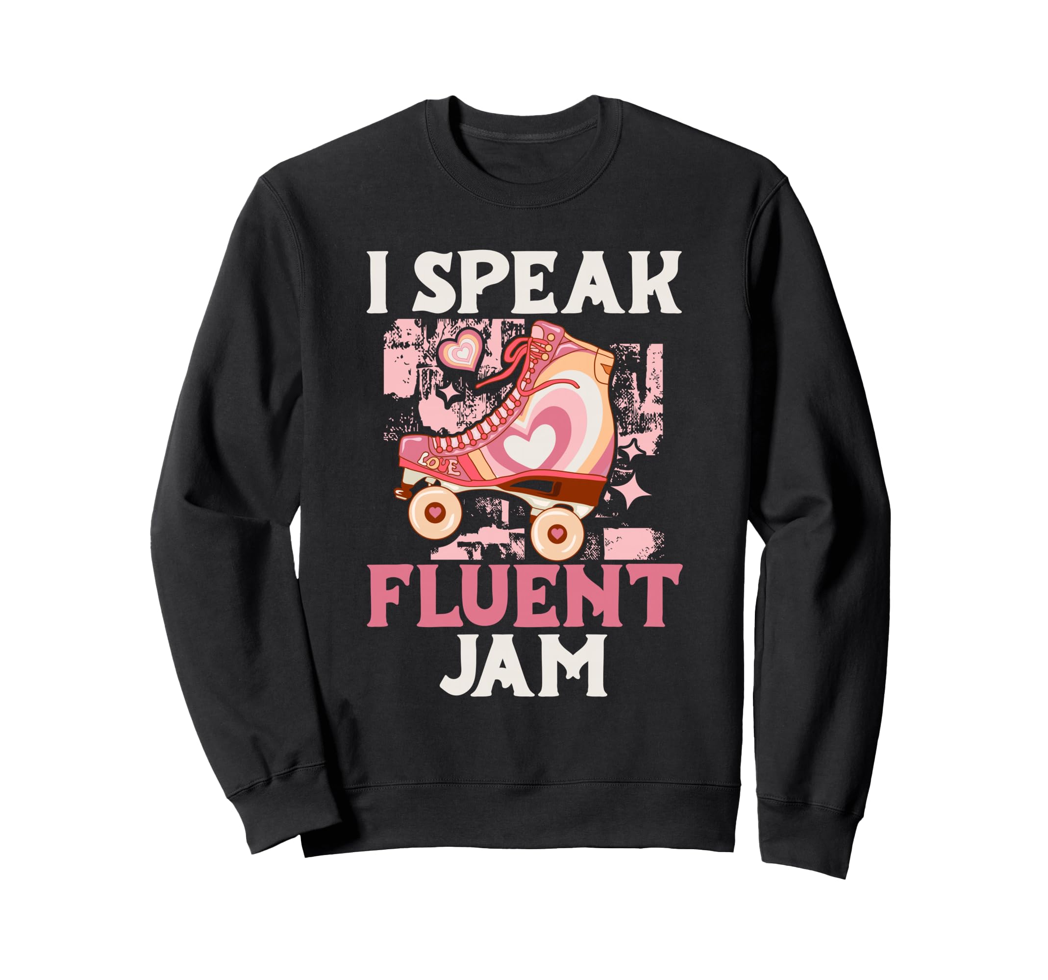 Roller Derby Skate Colorful Roller Sweatshirt - Unique Graphic Unisex - T-Shirt, Sweatshirt, Hoodie