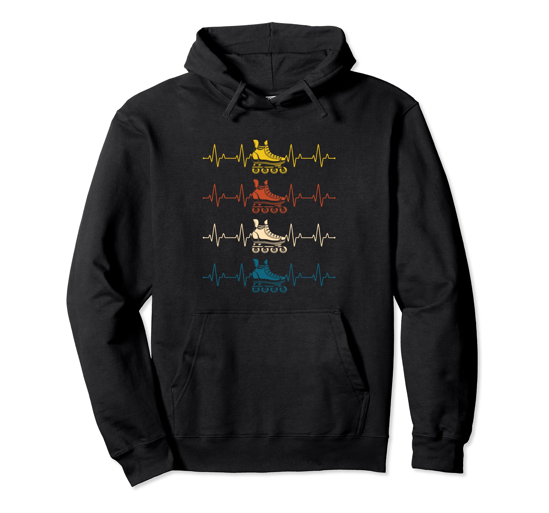 Roller Skaters Inline Skates Gift Hoodie - Novelty Apparel for Adults - T-Shirt, Sweatshirt, Hoodie