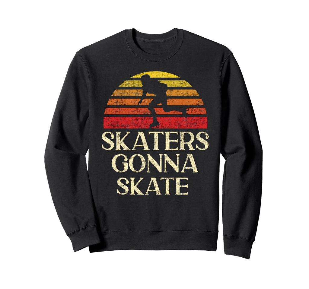 Roller Skating Skate 1970S Sweatshirt - Unique Graphic Men Women - T-Shirt, Sweatshirt, Hoodie