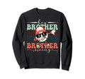 Baseball Sister Hey Brother Brother Sweatshirt - Graphic Print Unisex - T-Shirt, Sweatshirt, Hoodie