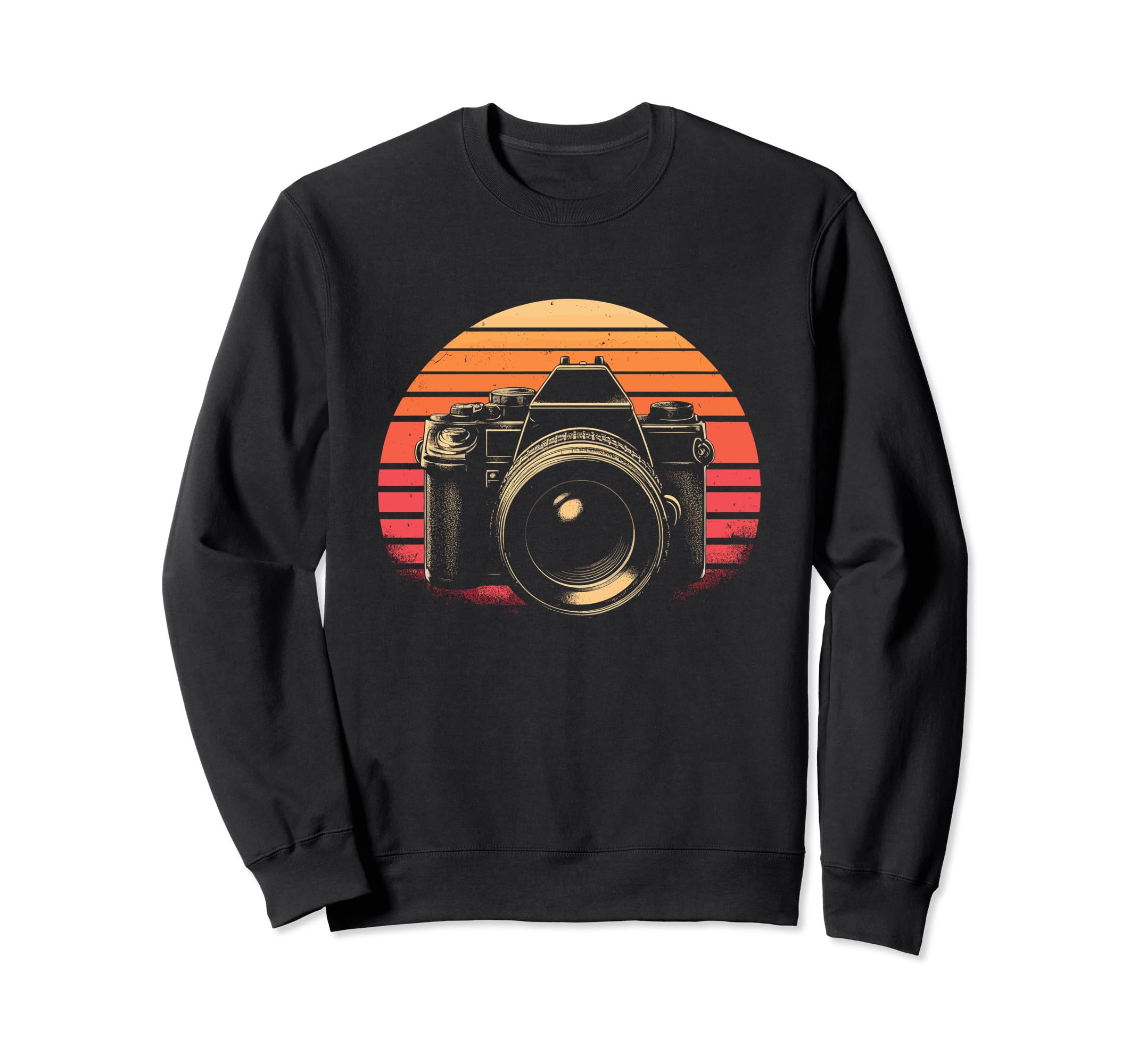 Photographer Sunset Photography Camera Sweatshirt - Unique Graphic Unisex - T-Shirt, Sweatshirt, Hoodie
