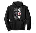 Baseball Game Day Bow Game Day Hoodie - Fun Novelty Design for Adults - T-Shirt, Sweatshirt, Hoodie