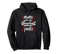 Moms Against White Baseball Pants Funny Hoodie - Novelty Apparel Men Women - T-Shirt, Sweatshirt, Hoodie