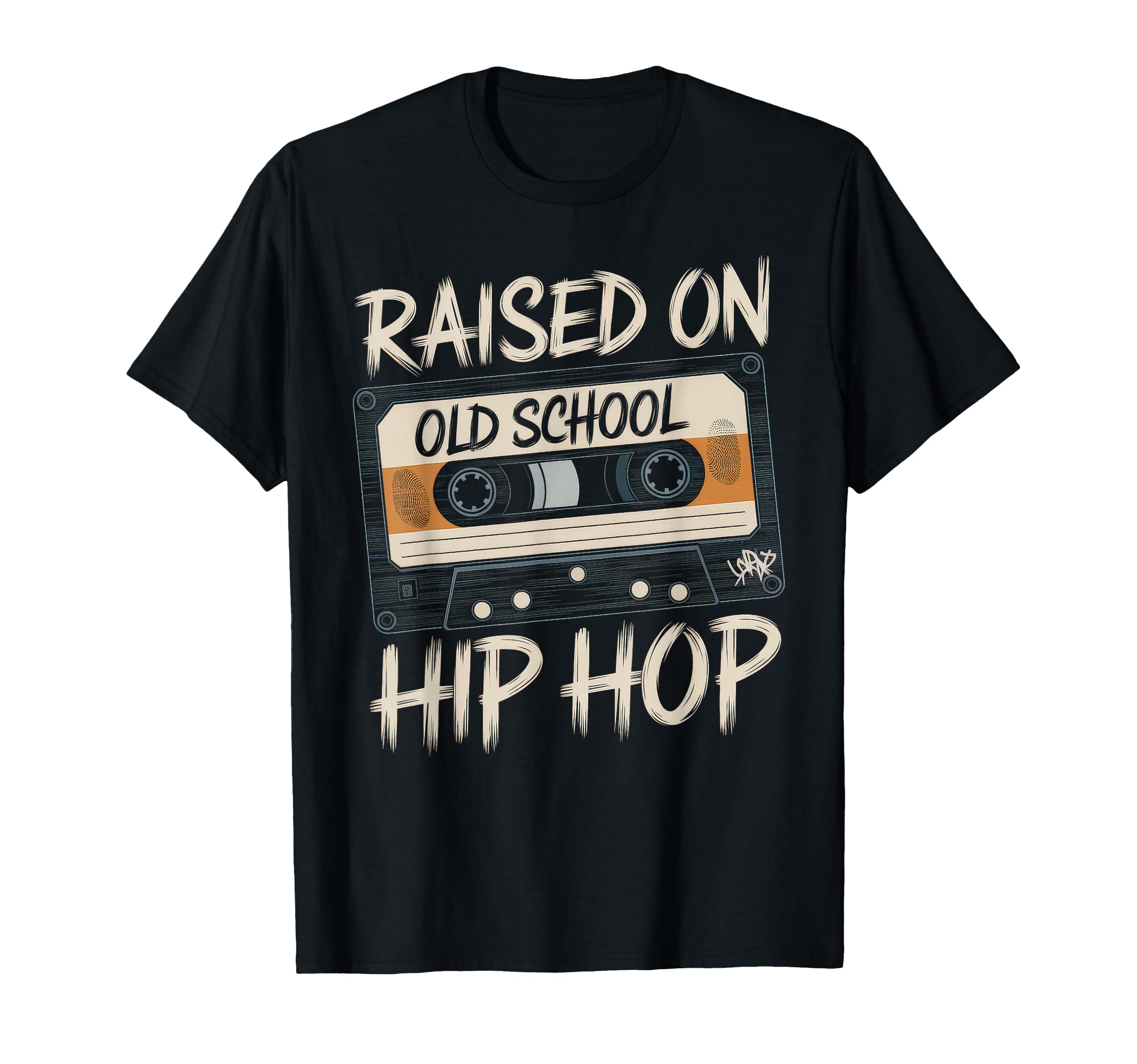 Raised Old School Hip Hop Cassette Graffiti T-Shirt - Graphic Print Unisex - T-Shirt, Sweatshirt, Hoodie