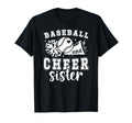 Baseball And Cheer Sister T-Shirt - Minimalist Print Men Women - T-Shirt, Sweatshirt, Hoodie
