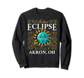 Total Solar Eclipse Akron Oh Ohio Sweatshirt - Custom Art Print Unisex - T-Shirt, Sweatshirt, Hoodie