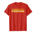 Kansas City Missouri Weathered Stripe T-Shirt - Graphic Print Unisex - T-Shirt, Sweatshirt, Hoodie