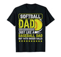 Mens Softball Dad Just Like Baseball T-Shirt - Trendy Graphic Men Women - T-Shirt, Sweatshirt, Hoodie