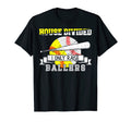 Funny Baseball Softball Divided House T-Shirt - Custom Art Print Men Women - T-Shirt, Sweatshirt, Hoodie