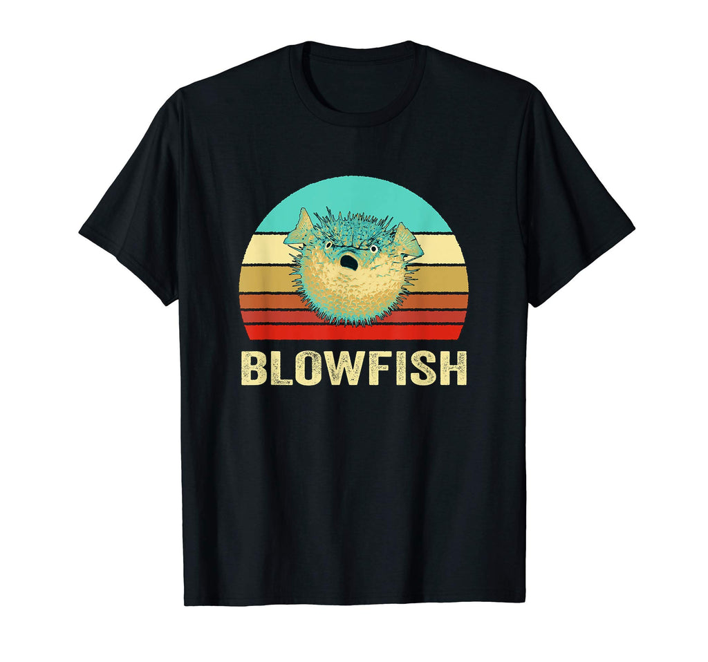 Sunset Blowfish T-Shirt - Minimalist Print Unisex - T-Shirt, Sweatshirt, Hoodie
