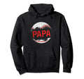 Baseball Papa Happy Fathers Day Hoodie - Casual Everyday Wear for Adults - T-Shirt, Sweatshirt, Hoodie
