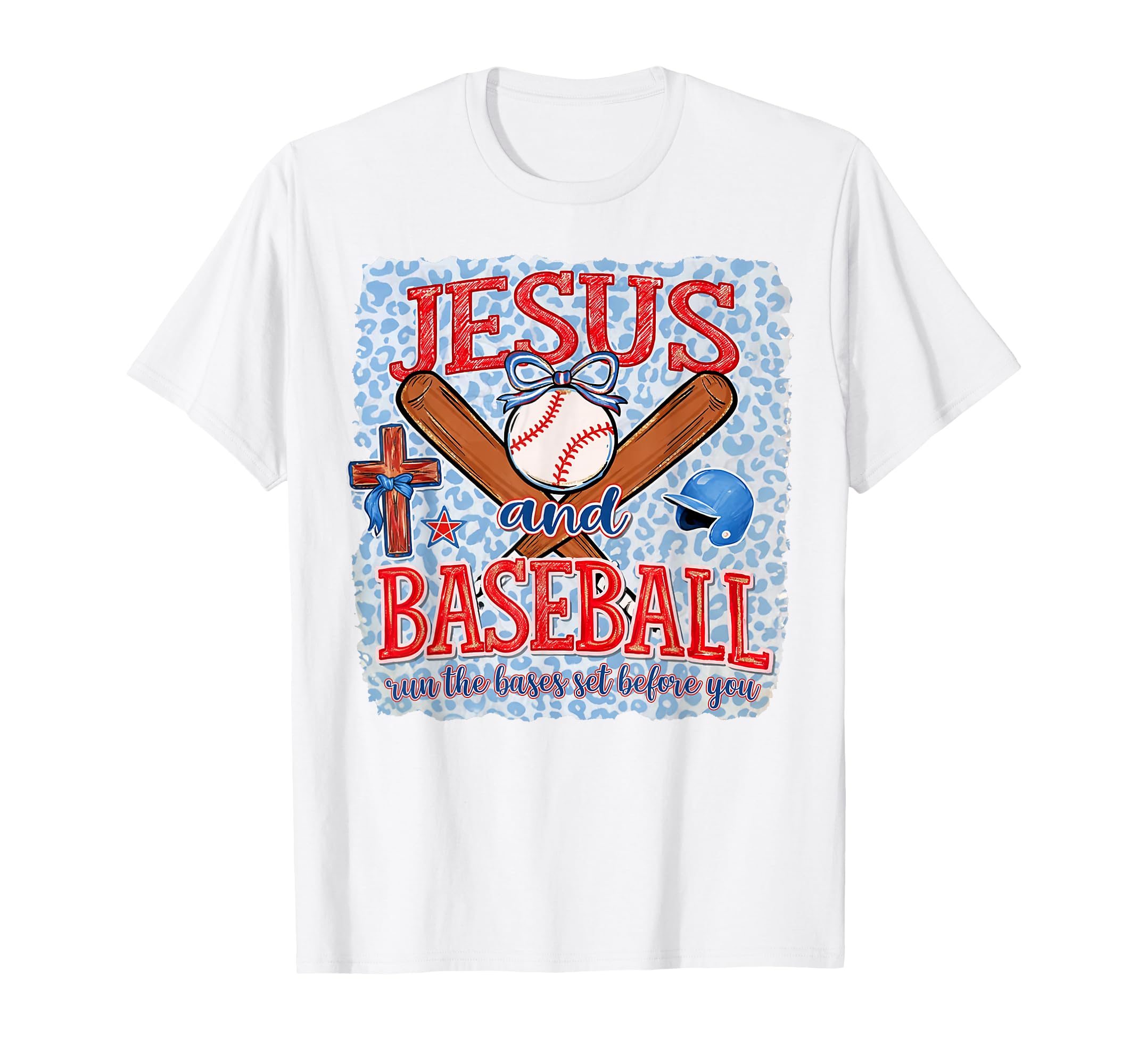 Jesus And Baseball Coquette T-Shirt - Fun Novelty Design Men Women - T-Shirt, Sweatshirt, Hoodie