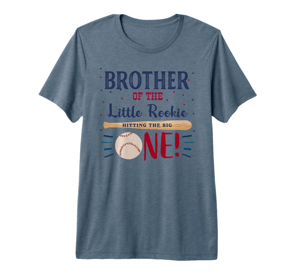 Brother First Birthday Little Rookie T-Shirt - Fun Novelty Design Unisex - T-Shirt, Sweatshirt, Hoodie