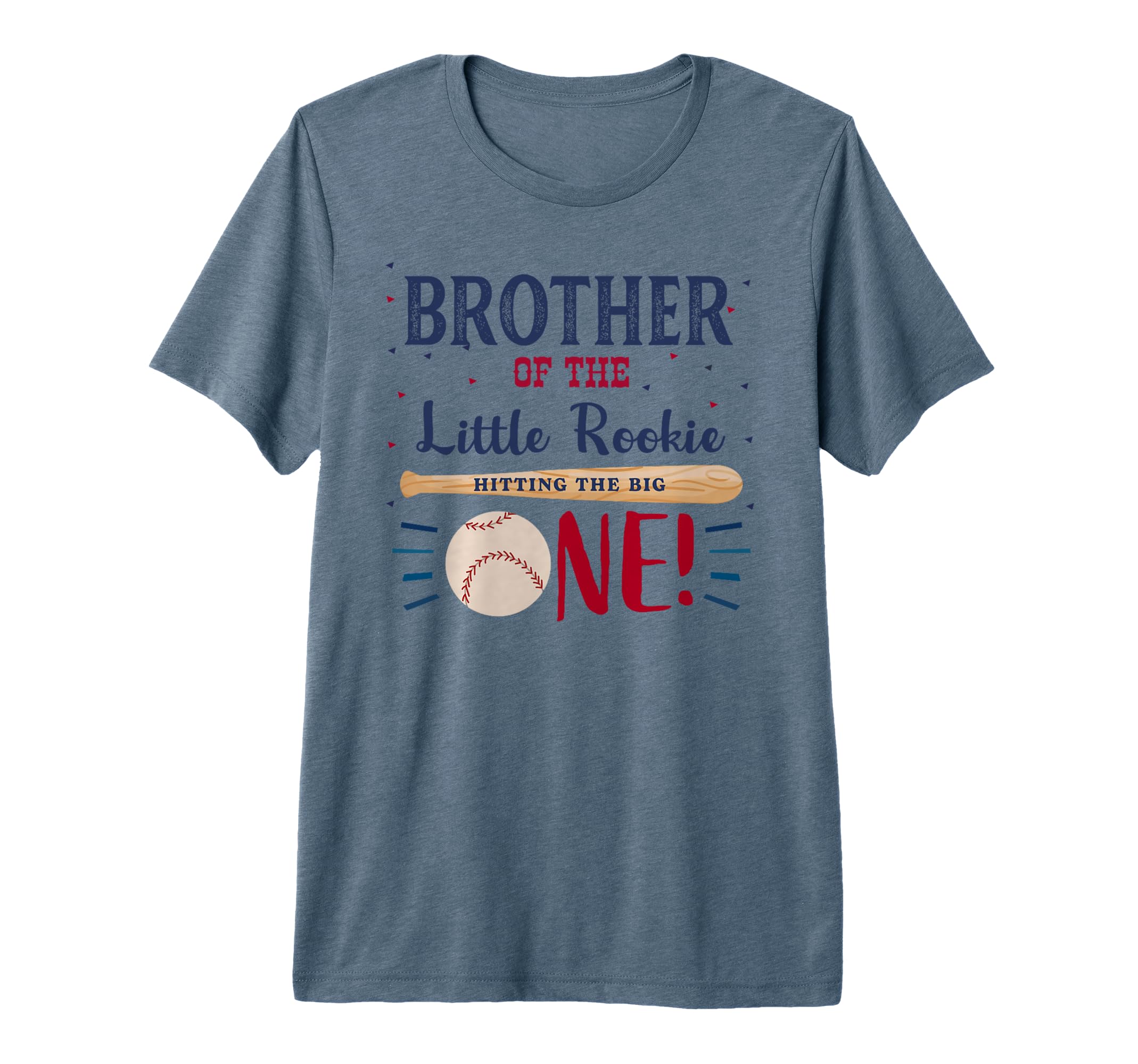 Brother First Birthday Little Rookie T-Shirt - Fun Novelty Design Unisex - T-Shirt, Sweatshirt, Hoodie