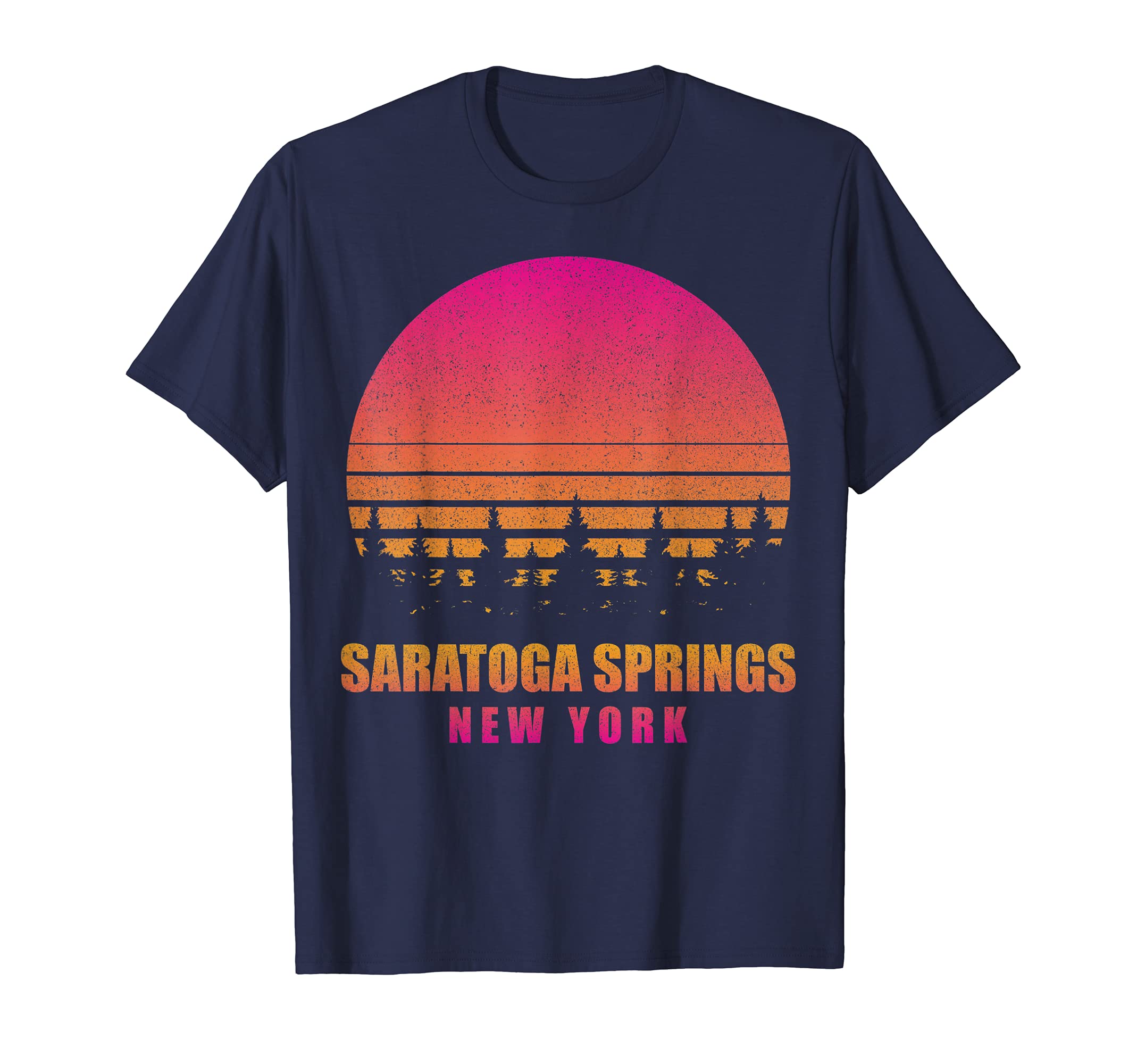 Saratoga Springs New York Ny 70S 80S T-Shirt - Trendy Graphic Unisex - T-Shirt, Sweatshirt, Hoodie