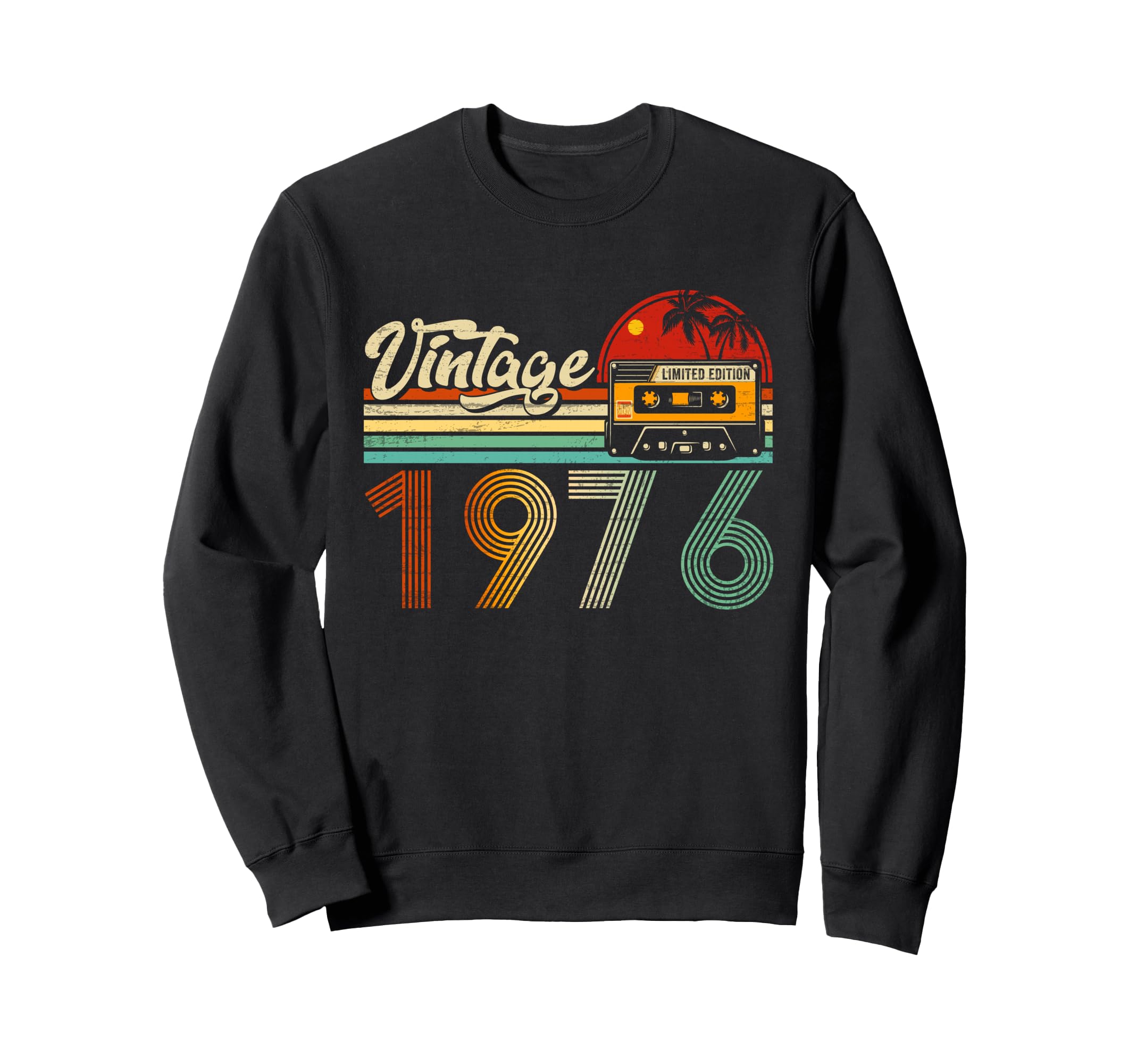 50 Year Old 1976 Cassette Tape 50Th Sweatshirt - Novelty Apparel Unisex - T-Shirt, Sweatshirt, Hoodie