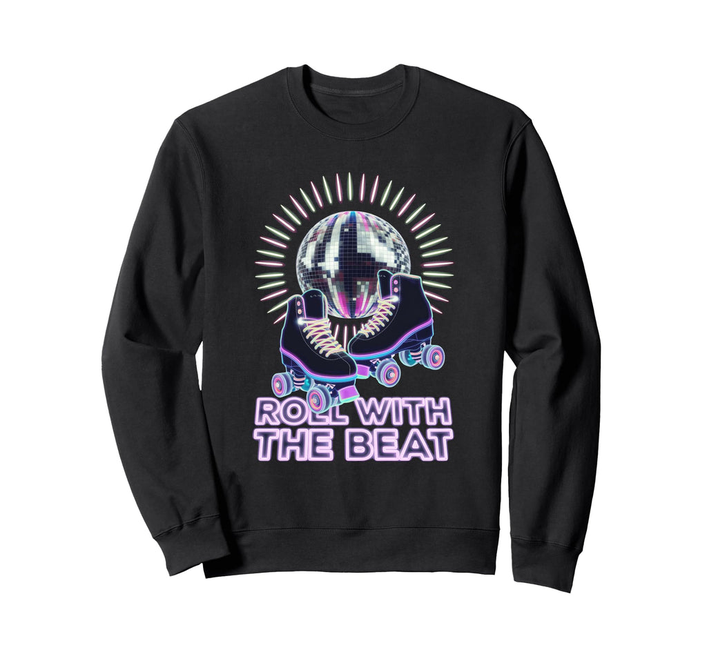 Rollerskates Funny 80S Roller Disco Sweatshirt - Graphic Print Unisex - T-Shirt, Sweatshirt, Hoodie