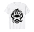 Loud And Proud Baseball Mom Cheer Squad T-Shirt - Unique Graphic Unisex - T-Shirt, Sweatshirt, Hoodie