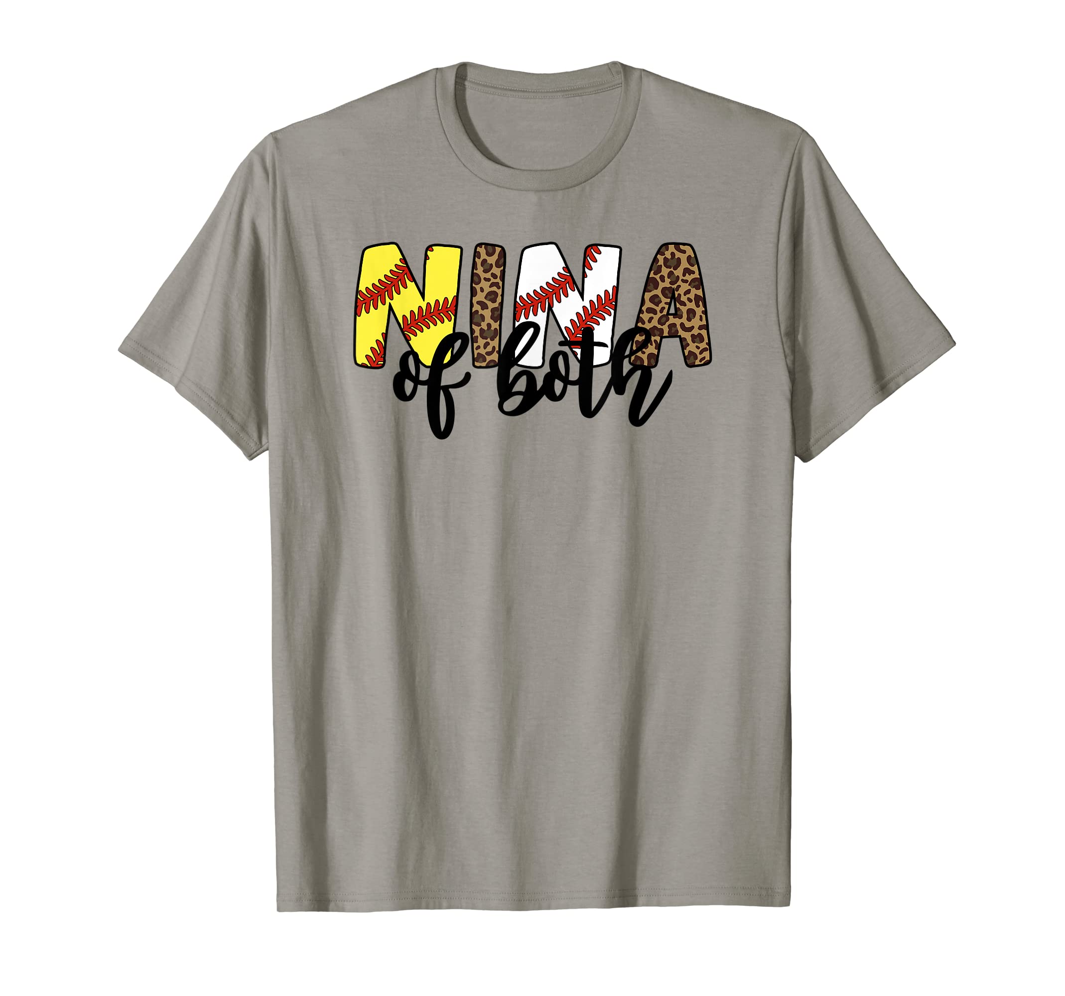 Leopard Nina Both Baseball Softball T-Shirt - Custom Art Print Men Women - T-Shirt, Sweatshirt, Hoodie