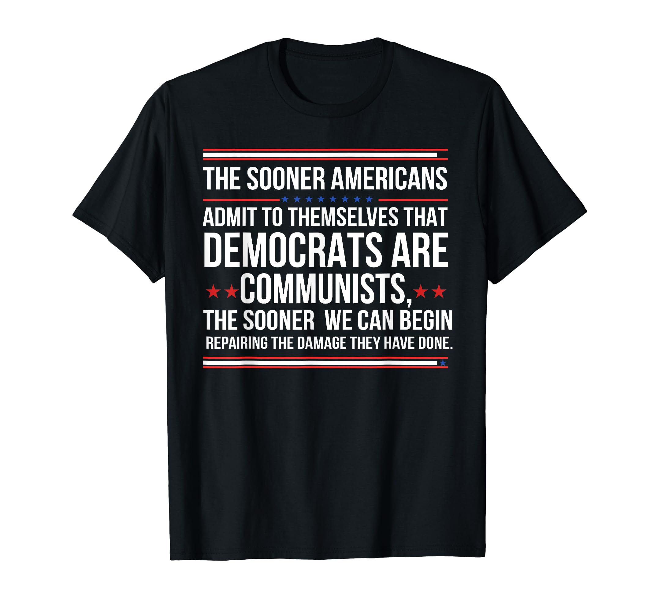 Sooner Americans Admit To Themselves T-Shirt - Custom Art Print for Adults - T-Shirt, Sweatshirt, Hoodie